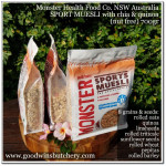 Monster Health Food Co. Australia MUESLI SPORTS with chia & quinoa 700g